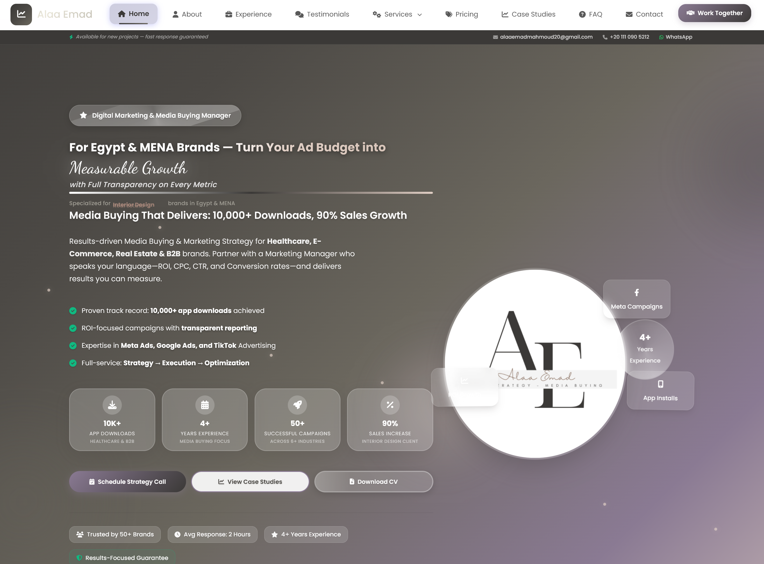Alaa Emad Digital Marketing Portfolio